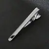 Ventas Directas de Fábrica Clip de Corbata Plateado Formal de Negocios para Hombre Corto Clip de Corbata Simple y a la Moda 5cm