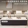 Nuevo Modelo de Mesa de Centro Pequeña para Sala de Estar para Uso Doméstico, Combinación Moderna de Gabinete de TV de Lujo Ligero, Mesa de Café Minimalista de Pizarra de Lujo Ligero