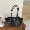 Bolsa Saco Versátil Simples de Luxo Feminina 2026 Outono Inicial Nova Tendência Estilo Coreano Exquisite Elegante Bolsinha de Mão Ombro