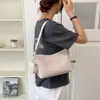 Bolsa de Palha Tecida Estilo Coreano Ins Feminina 2026 Novo Estilo Bolsa para Trabalho e Dia a Dia Moda Versátil de Ombro Único Transversal