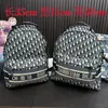 Nuevas Mochilas para Hombre y Mujer Lona Jacquard Bolsa de Viaje Gran Capacidad Versátil Mochila Escolar para Estudiantes Moda Bolsa Bordada