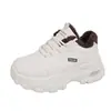 Tênis Dad Femininos Forrados com Lã, Novos Sapatos Respiráveis de Inverno, Sapatos de Algodão Quentes Espessos, Sapatos Esportivos Casuais de Sola Grossa com Aumento de Altura