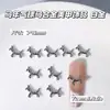 Productos del Año Nuevo del Caballo: Decoraciones para Uñas de Aleación Zodiaco Caballo de la Suerte, Decoraciones DIY para Uñas "Hazte Rico al Instante"