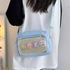 Bolsa de Bebé Fresca Bidimensional Ins Japonés Bolsa para el Dolor Bolso de Hombro de Moda Estudiante Casual Versátil Bolso Cruzado