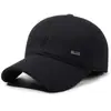 Gorra Espesa para Personas Mayores con Protección para los Oídos, Gorra de Béisbol Cálida y a Prueba de Frío, Gorra de Otoño e Invierno para Hombres, Gorra para Exteriores para Personas de Mediana Edad y Mayores
