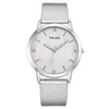 Procesos de Fabricante y Personaliza Modelos Populares de Comercio Exterior, Relojes de Mujer Simples y de Moda Incrustados con Diamantes, Relojes para Mujer, Correas de Plástico, Relojes de Cuarzo para Mujer