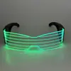 2024 nueva tecnología de gafas plegables barra de gafas luminosas gafas de discoteca gafas de fiesta coloridas transfronterizas