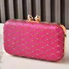 Bolso de Noche de Lujo con Pedrería para Mujer de Venta Caliente Transfronteriza, Bolso Brillante para Fiesta, Bolso de Mano para Fiesta, Venta Directa del Fabricante