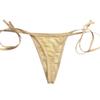 Não Precisa Tirar Calcinha Fio Dental Sem Fundo Desejo Puro, Tiras Finas Transparentes em Renda, Sexy Feminino Sem Costura de Cintura Baixa T-Pants Promoção