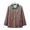 Ropa de otoño para mujeres de mediana edad y mayores, camisas elegantes de manga larga para abuelas, abrigos finos de primavera y otoño para madres, blusas para señoras mayores