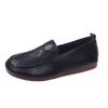 Sapatos Femininos Plus Size para Pés Largos, Sapatos Slip-On para Mães, Novo Modelo Primavera 2026, Mocassins para Meia-Idade e Idosos com Solas Macias