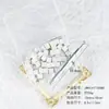 Herramientas de Manicura Esponja para Pegamento de Uñas Pinza Cuadrada Pequeña Acero Inoxidable Antideslizante Set Profesional de Pinzas Metálicas