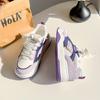 Zapatos de Padre de Malla Transpirable Estilo Coreano Bell para Mujer 2025 Zapatos Casuales Zapatos Deportivos para Estudiantes Mujer B2206