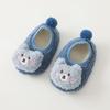 Bebê meias de chão engrossado bebê sapatos de chão meias de bebê outono e inverno bebê menino menina dos desenhos animados boneca sapatos meias da criança