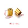 Aretes de Acero Inoxidable Collar Sombrero Accesorios para la Cabeza Cubo Colgante Hebilla Perforada Joyería de Acero de Titanio Joyería DIY Suministros para Manualidades
