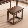 Nueva mesa guqin de madera de olmo estilo chino, mesa guqin resonante con taburete, mesa guzheng de madera maciza, escritorio de caligrafía tradicional china, mesa estilo Zen antiguo