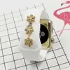 Aplicável? apple watch relógio 38mm pulseira de silicone anel decorativo pregos decorativos