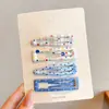 Grampos de Cabelo Coloridos Tendência Estilo Coreano Presilhas Coloridas Laterais para Crianças Meninas Adultos Acessórios de Cabelo Fofos