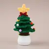 Accesorios de Papá Noel tejidos a crochet con hilo navideño, accesorios para la ropa, broches, bufandas, sombreros, decoraciones navideñas