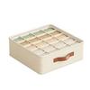 Caja de almacenamiento de ropa interior de cáñamo Tianshan, cajón de almacenamiento de ropa interior para dormitorio, armario multifunción para el hogar, caja de ropa interior