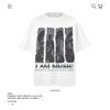 Camiseta de manga corta de algodón con estampado de hip hop de calle americana de marca de éxito de taquilla de 250 g, holgada de calle de verano para hombre