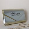 Nuevo Bolso de Noche de Comercio Exterior Bolso Clutch Estilo Elegante Bolso de Fiesta Bolso Bandolera Cadena Lazo Diamante Bolso de Banquete