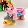 Brinquedos para Pets para Cães e Gatos, Bichinho de Pelúcia Cartoon Resistente à Mordida Alívio de Estresse Pato, Porco, Elefante Brinquedos que Fazem Barulho, Suprimentos para Pets