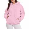 Sudadera Nueva de Mujer Amazon 2025 Comercio Exterior Transfronteriza Holgada Casual con Bolsillo de Felpa Sudadera para Mujer