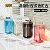 Taza Transparente para Enjuague Bucal Estilo Japonés con Logo de Patrón Personalizado, Taza para Lavar en Casa, Vaso para Dientes, Taza para Enjuague Bucal, Fábrica de Vasos de Plástico PS