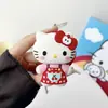 Gato Gatito de Silicona Dibujo Animado Lindo Adecuado para Soporte Magnético Magsafe con Fuerte Adsorción y Airbag Retráctil para Escritorio