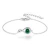 Colección de Pulseras de Diamante de Plata 925 Transfronterizas Europeas y Americanas Que No Se Desvanecen, Oro Real 18K Pulseras Versátiles de Lujo Accesible Venta al por Mayor Ui