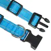Collar Reflectante para Perro con Etiqueta de Identificación Inteligente QR, Collar de Seguridad de Nylon Ajustable para Perros, Cómodo Collar para Cachorros para Pasear