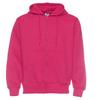 Cárdigan de Otoño e Invierno de Color Puro de 350g para Hombre y Mujer Chaqueta con Forro Polar Sudadera de Manga Larga con Cremallera Estampado de Logo de Color Puro Venta al por Mayor