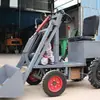 Cargador Multifuncional de Cuatro Ruedas para Retiro de Estiércol para Granjas a Gran Escala, con Gran Capacidad de Carga y un Cuerpo Robusto y Duradero