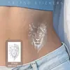 Pegatinas de tatuaje de lámina plateada con un toque de alta gama para actuaciones, vacaciones, maquillaje de belleza, tatuajes de lámina plateada para brazo, ojo y tobillo para mujeres