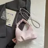 Bolso de Mano Versátil de Nicho Transfronterizo para Mujer, Elegante Diseño Plegado, Textura de Alta Gama, Bolso Sencillo de Hombro y Cruzado