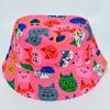 Chapéus Infantis para Meninos, Chapéus Bucket Primavera e Verão, Novos Chapéus de Sol Infantis Estampados, Chapéus de Proteção Solar para Meninas, Chapéus de Pescador para Bebês Meninos