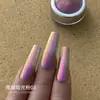 Polvo de espejo mágico para decoración de uñas de 9 colores transfronterizo, oro rosa y plata, polvo de glitter para uñas de alto brillo, accesorios para salones de uñas