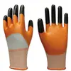 Guantes de trabajo de nylon nitrilo de 13 pines, 3/4 sumergidos, cinco dedos, versión reforzada, suministro de fábrica
