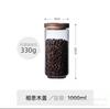 Frasco Hermético de Vidrio con Tapa de Madera de Acacia Personalizada, Frasco para Almacenar Granos de Café, Frasco para Almacenar Granos, Condimentos y Sazonadores de Cocina