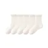 [Ventas Directas de Fábrica] Calcetines para Niños Verano Malla Fina Calcetines de Tubo Medio para Niñas Calcetines de Bebé Princesa Transpirables para Verano