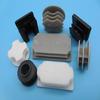 15*30 Tapón cuadrado de tubo cuadrado Tapón de pie de mesa y silla Almohadilla de pie de estante de almacenamiento antideslizante Muebles Tapón de tubo cuadrado de acero inoxidable