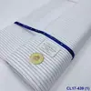 5 Yardas por Pieza, Tela de Traje Tejida Teñida de Rayas para Hombre de Alta Calidad Juego de Tela Senator