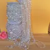 Cortina de Hilo de Cuentas Acrílicas Cortina de Hilo Camino de Boda Cadena de Cristal de Plomo Escena de Boda Decoración de Techo de Escenario Cortina de Puerta DIY Partición