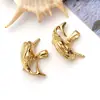 DIY Vida Marina Dorada Chapado en Cobre Oro Real de 18K Fuerte Retención de Color Broche de Girasol Colgante de Circonita Dijes Accesorios de Joyería