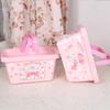Cesta de Baño de Dibujos Animados para Mujer, Cesta Portátil de Plástico con Drenaje Hueco, Cesta de Almacenamiento, Cesta de Baño, Cesta para Ducha de Baño