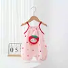 Mameluco de tirantes de verano para bebé, Conjunto de moda para gateo de niña pequeña, Ropa súper linda para salir