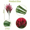 Flores Artificiales Transfronterizas de Amazon, Flores Artificiales, Flores de Lavanda, Plantas de Plástico de Imitación Anti-UV para Exteriores, Flores Artificiales