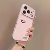Capa de Celular Rosto Sorridente Coração de Amor Adequada para iPhone 17 Pro Max, Novo Modelo para Apple 16 Pro, Niche 15 Pro, 16 Couro
