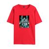El nuevo día difunde el hechizo de regreso a la guerra JUMP COMICS Camiseta de manga corta de verano para hombres y mujeres de personalidad europea y americana